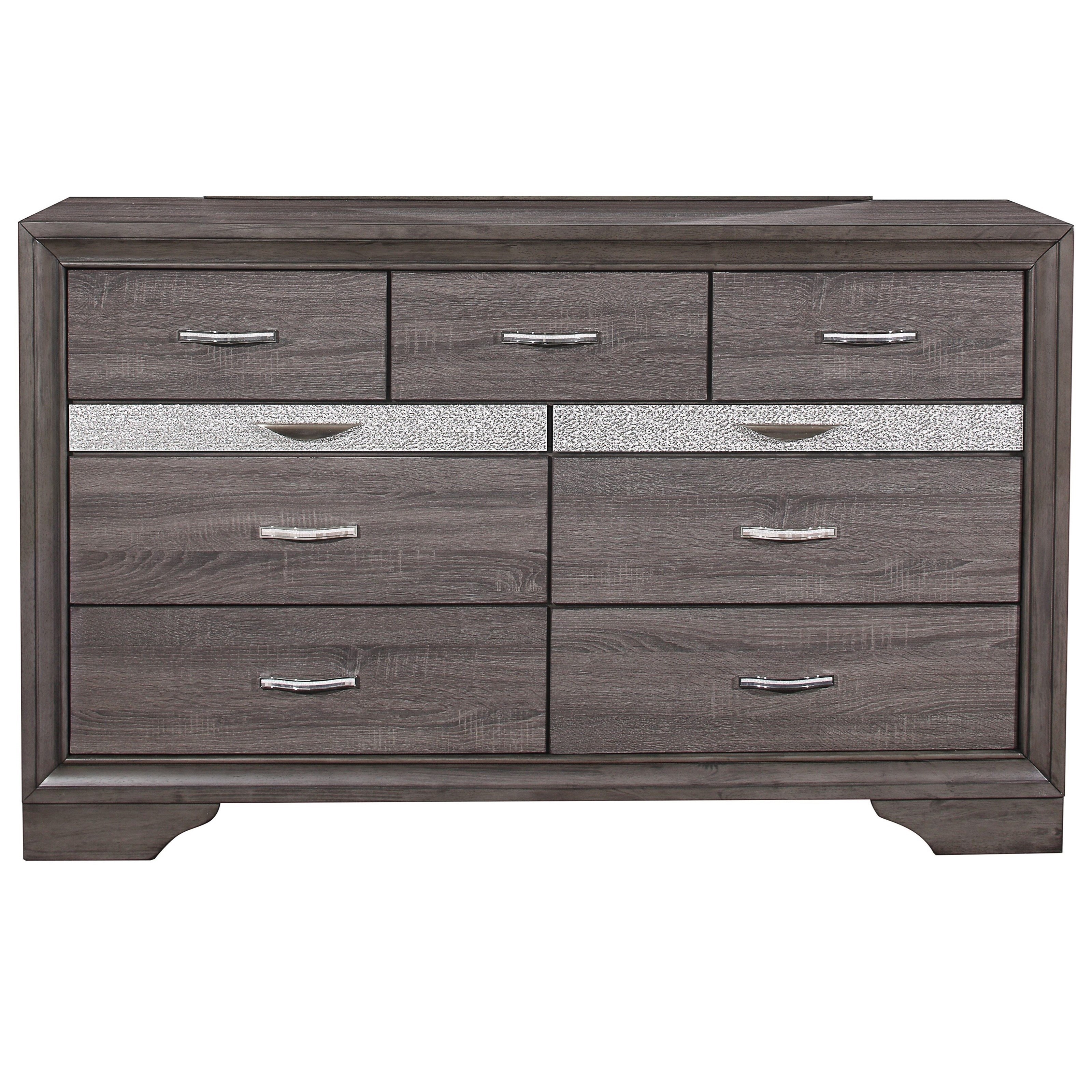 Global Furniture Seville Contemporary Dresser with Jewelry Drawers